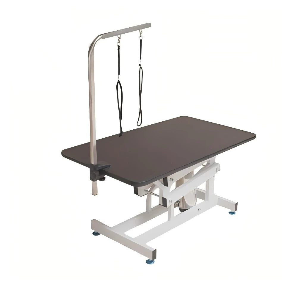 Table de beauté de toilettage pour animaux de compagnie pliée par vétérinaire de levage hydraulique pour chien