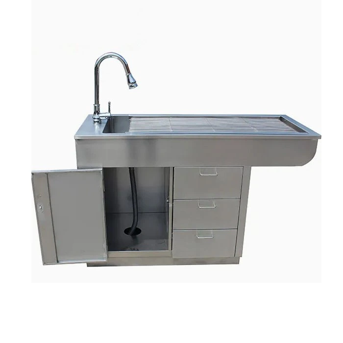 Table de toilettage pour animaux de compagnie de clinique vétérinaire